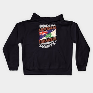 Made In Australia With Lebanese Parts - Gift for Lebanese From Lebanon Kids Hoodie